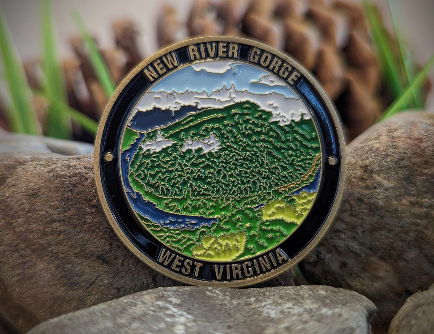 NEW RIVER GORGE NATIONAL PARK CHALLENGE COIN