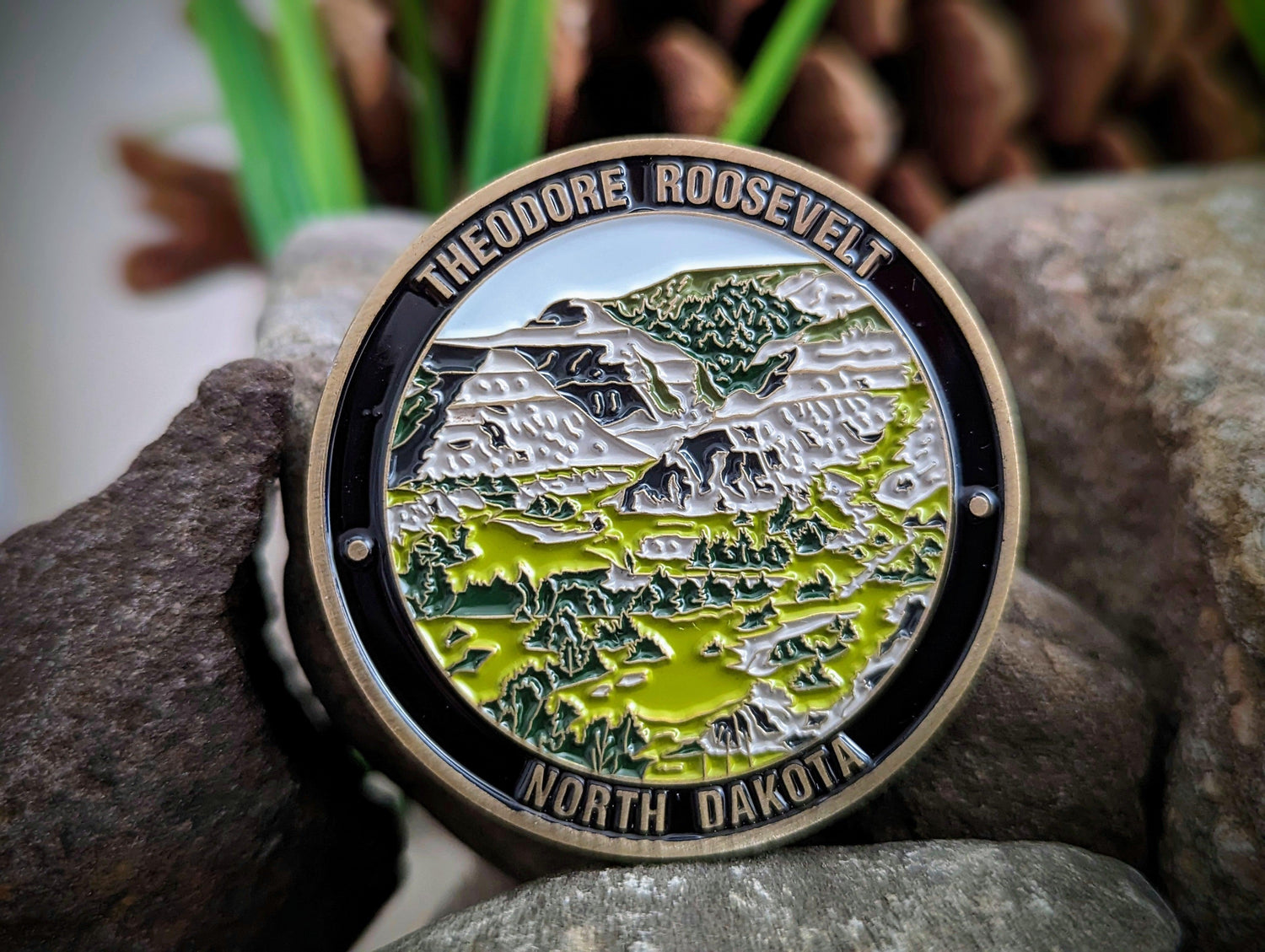 THEODORE ROOSEVELT NATIONAL PARK CHALLENGE COIN