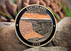 CANYONLANDS NATIONAL PARK CHALLENGE COIN