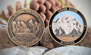 GRAND TETON NATIONAL PARK CHALLENGE COIN
