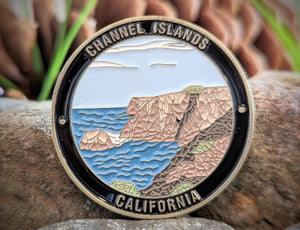 CHANNEL ISLANDS NATIONAL PARK CHALLENGE COIN