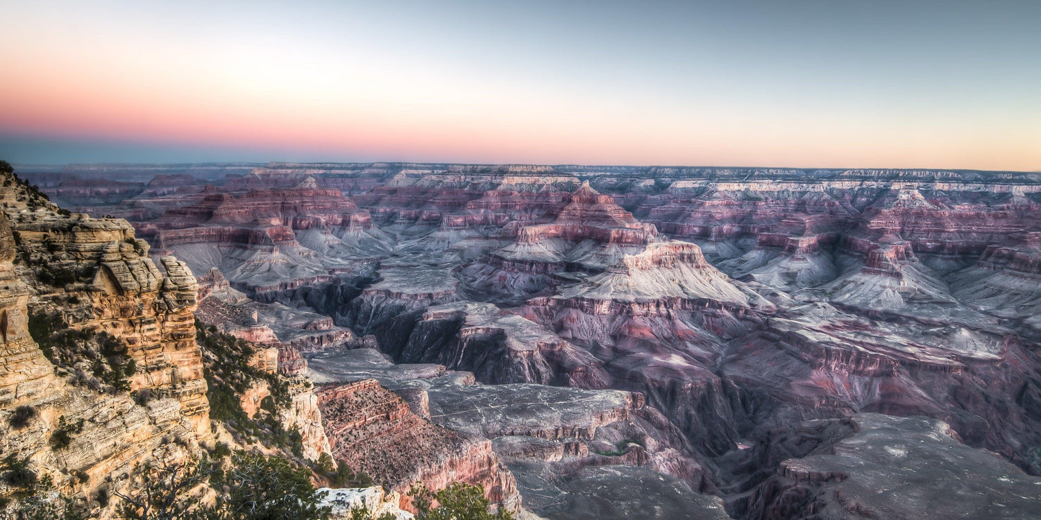Fine Grand Canyon National Park photography print of the Grand Canyon National Park South Rim as the sun paints the canyon.